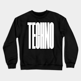 techno logo Crewneck Sweatshirt